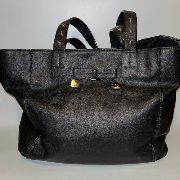 Euc betsey johnson leather shoulder bag - Picture 2 of 9